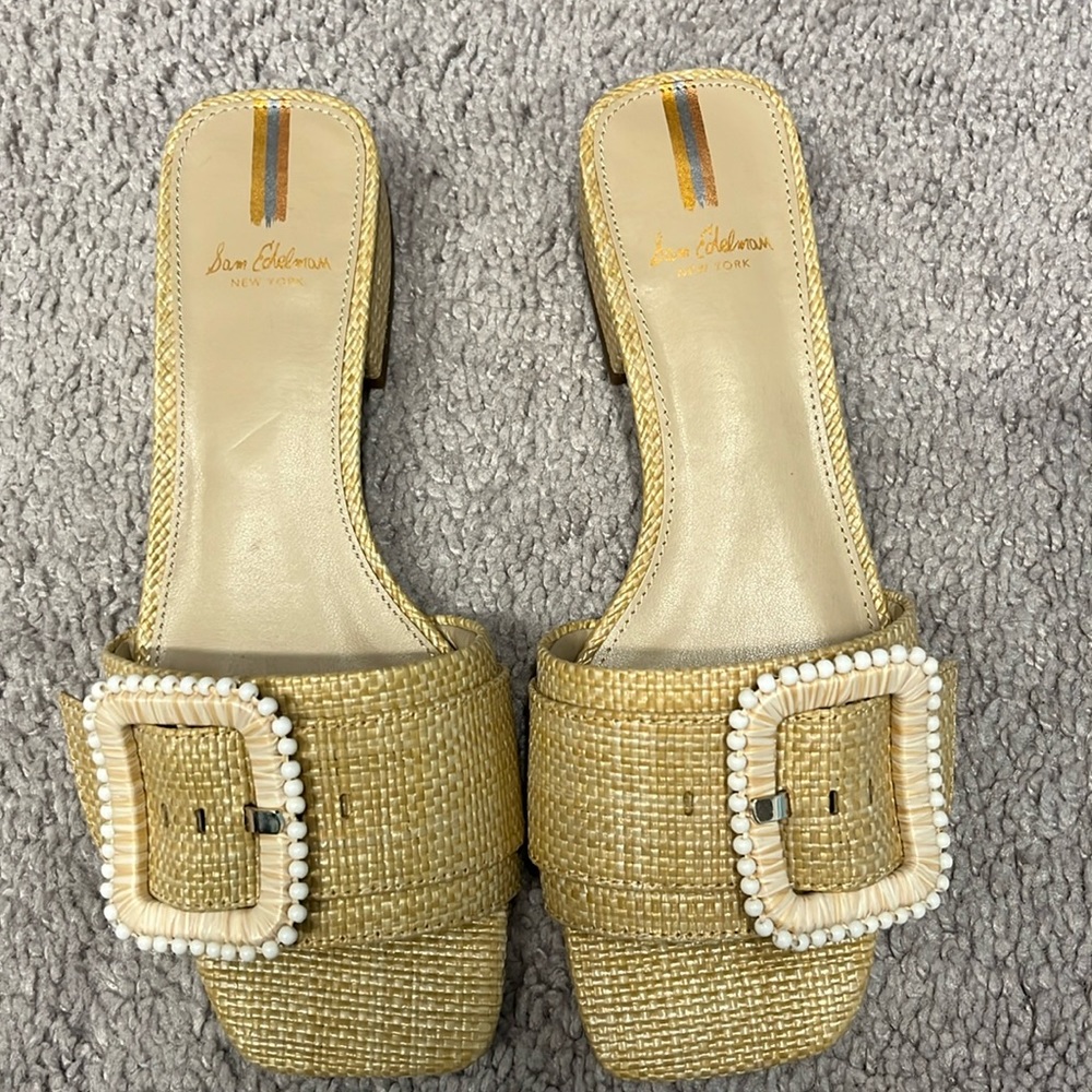 Sam Edelman Deacon Raffia Sandal